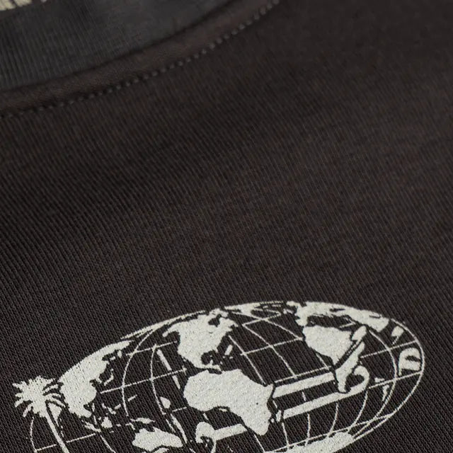 Satellite print on the crewneck